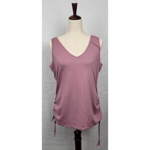 M. Fasis Polyester Women's 1X Pink Blouse
